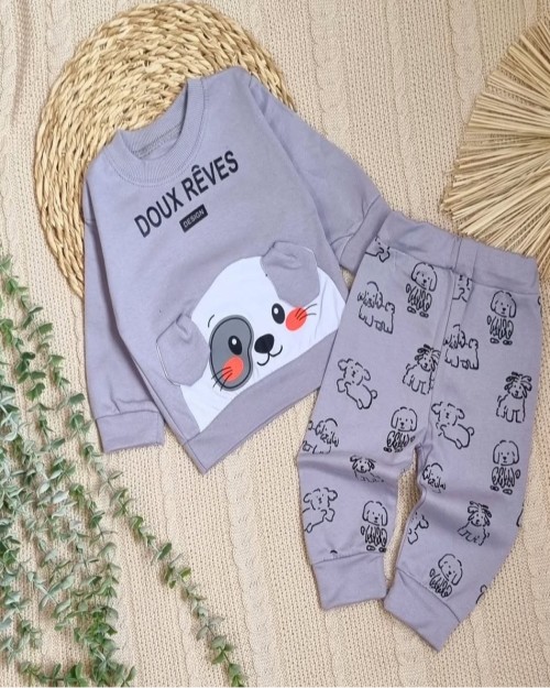  بلوز و شلوار طوسی هاپو مشخصات