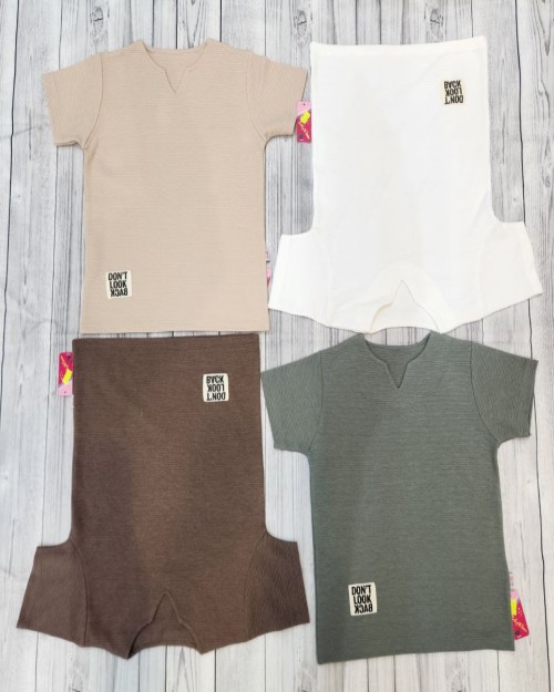  تیشرت بیسکویتی یقه کوبایی کد2310/کد2311 