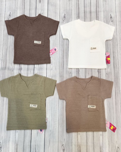  تیشرت یقه کوبایی طرح آجری کد2298/کد2299/کد2300 