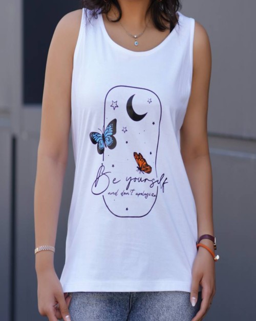  تاپ یقه گرد قواره دار 