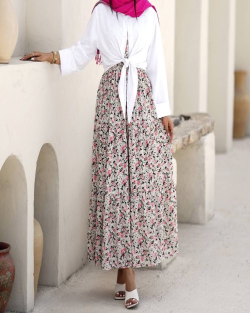  مدل :شومیزسارافن گلدار گره ایی مشخصات