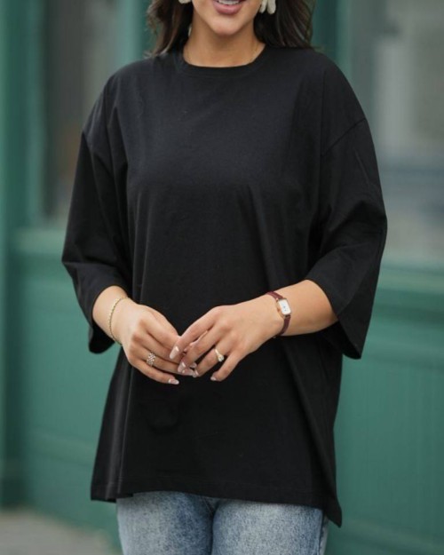  تیشرت باکسی پنبه 