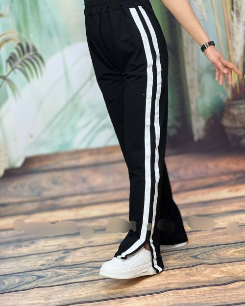  ‌  شلوار دو نوار پایین چاکدار 