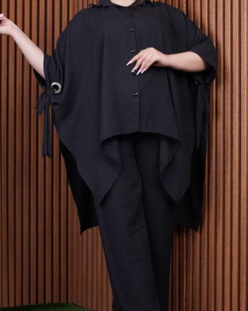  ست  مانتو شلوار پانچ مشخصات