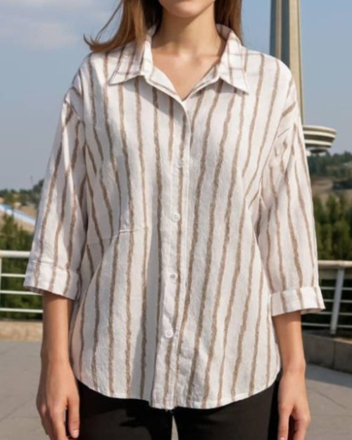  شومیز پری راه راه کد 155 