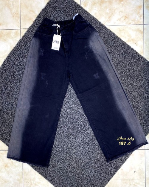  شلوار واید بگ زنانه پارجه سبلان درجه 1 