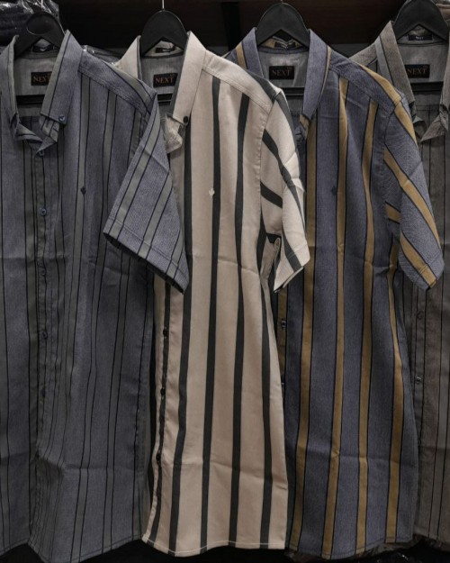  پیراهن آستین کوتاه کنفی کش 