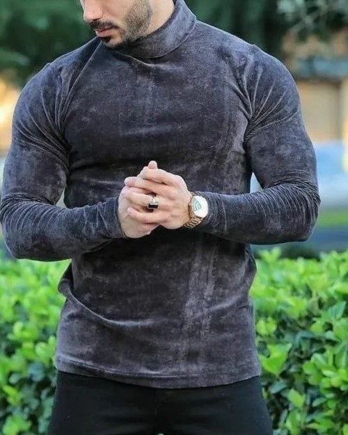  بلوز یقه اسکی مخملی فول کش مشخصات