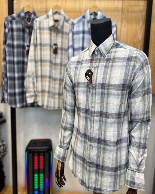  پیراهن آستین بلند مردانه کد 411 