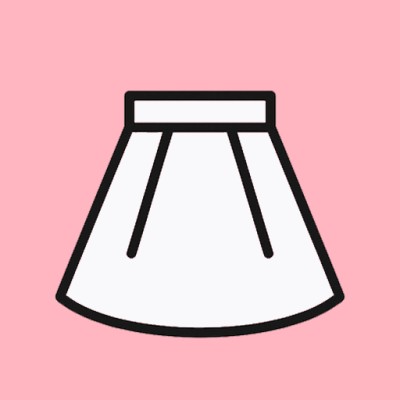 دامن عمده دخترانه