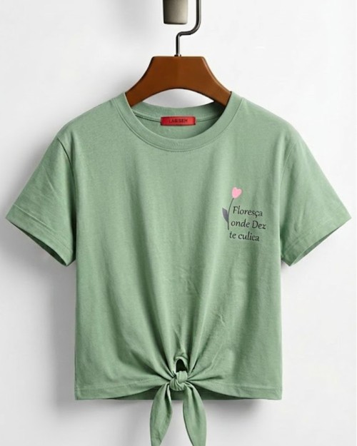  تیشرت گره ای 