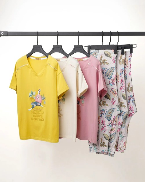  تیشرت و شلوارخانگی زنانه و دخترانه کد 356 