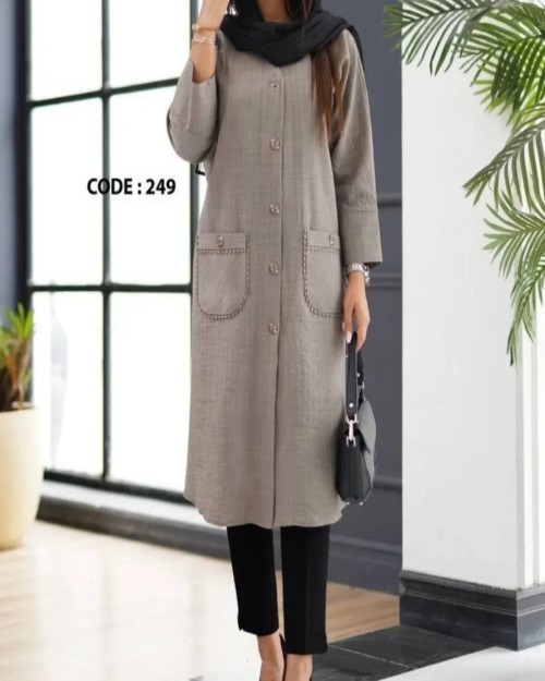  مانتو قواره دار کاربردی 249 